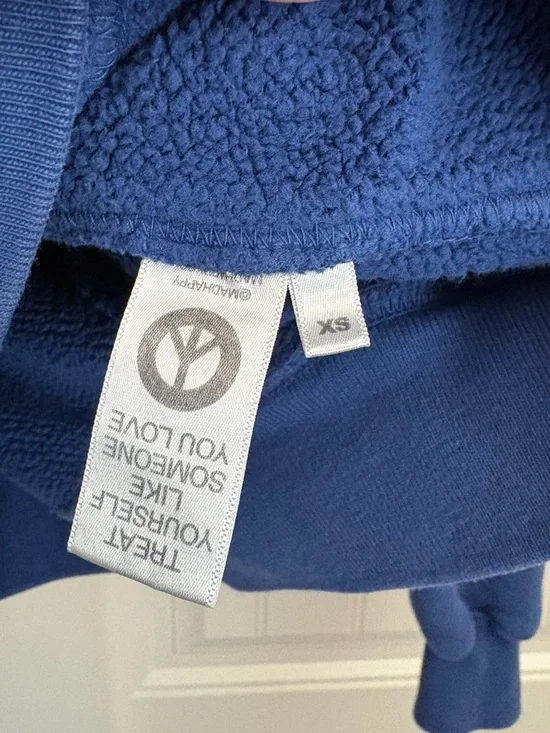 MadHappy Blue Cotton sweatsuit lounge set 100% cotton size XS - Picture 4 of 9